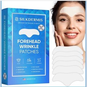 White Forehead Wrinkle Patches - 12 Pack